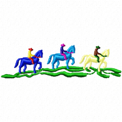 Horses Embroidery Design 4 Horses Embroidery Design 4